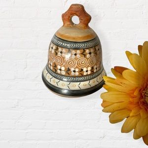Mexican Tonala Pottery Bell